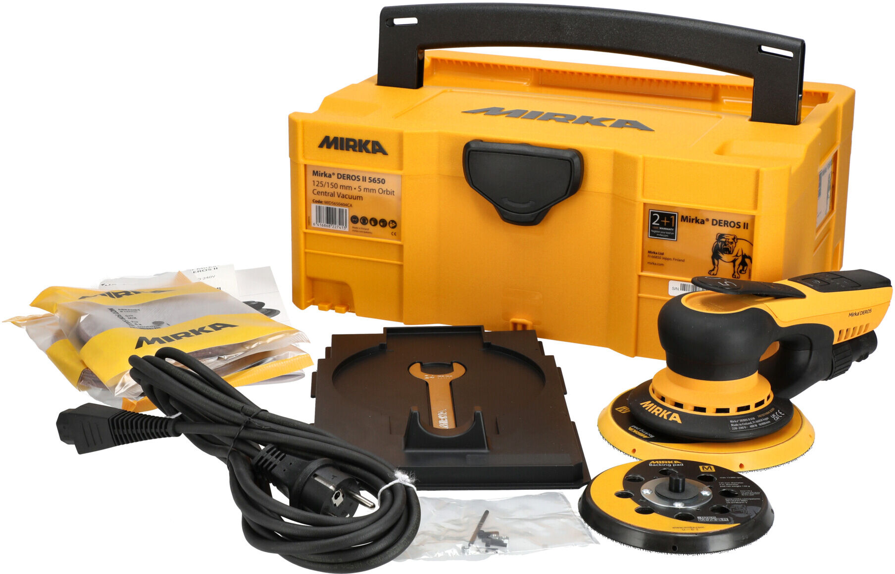Mirka Exzenterschleifer DEROS II 5650 125/150mm Hub 5.0 Case (MID5650404CA)