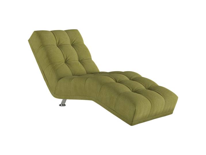 Mid.you Liege Isabella, Grün, Metall, 1-Sitzer, 68x88x164 cm, Wohnzimmer, Sessel, Relaxliegen