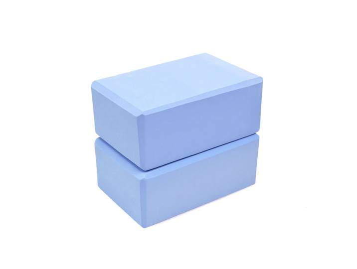 Yoga Block 2er Set blau