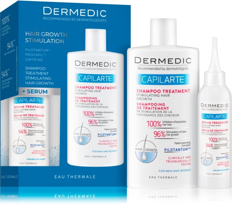 Dermedic Capilarte Hair Growth coffret cadeau qui stimule la pousse des cheveux
