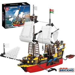 Mould King Redbeards Rache Piratenschiff 10137