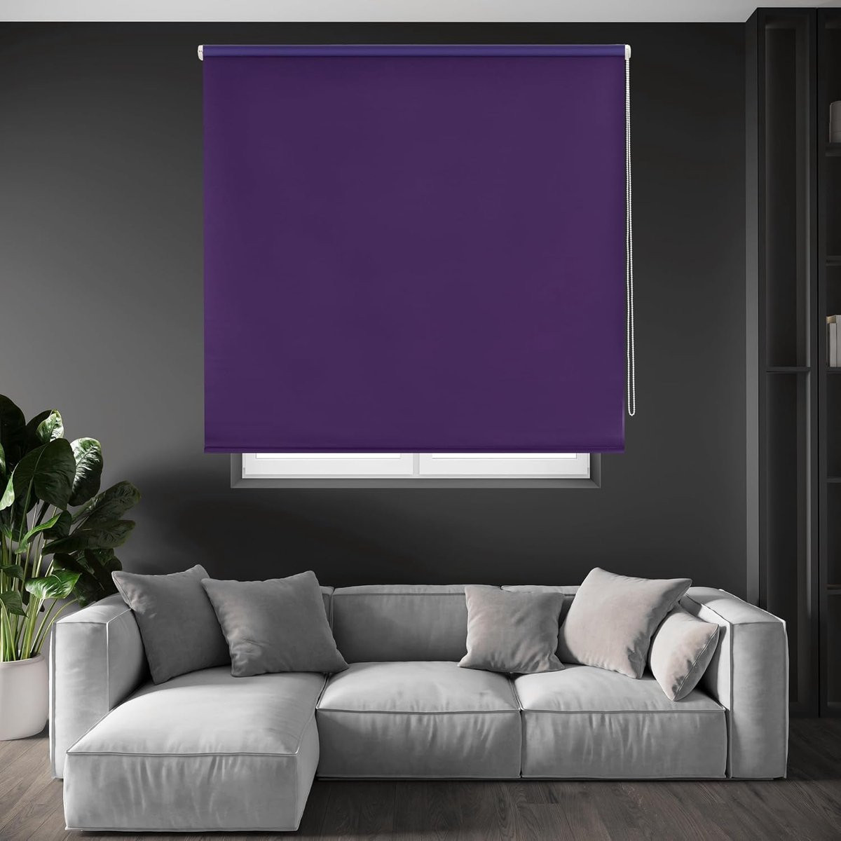Rollo Draco Blackout Raamdecoratie