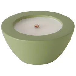 Boltze Outdoor Kerzentopf Bonko, Ø 14 cm, Höhe 6,5 cm, grün