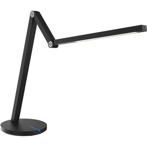 Hansa Schreibtischlampe Cascade, mit LED, mit Standfuß, 450 Lumen / 7 W, dimmbar, schwarz