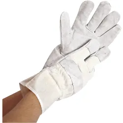 Hygostar, Schutzhandschuhe, Arbeitshandschuh "WORK", natur, XXL, Rindspaltleder (XXL)