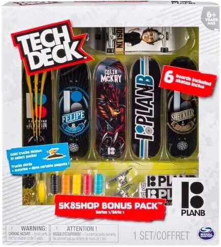 Tech Deck Bonus Sk8 Shop Asst. Fingerboard Pack