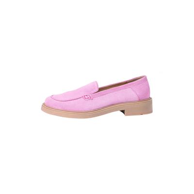 Slipper LLOYD "Hochwertiger Slipper", Damen, Gr. 6,5, pink, Leder, unifarben, Basic, Schuhe Slipper, mit modernem Design