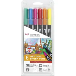 Tombow, Malstifte, ABT Dual Brush Pen (6x)