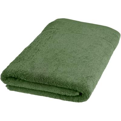 Badetuch ROSS "Rubin", grün (tannengrün), B:70cm L:140cm, Frottier, Baumwolle, Handtücher, Badetuch, 100% Baumwolle