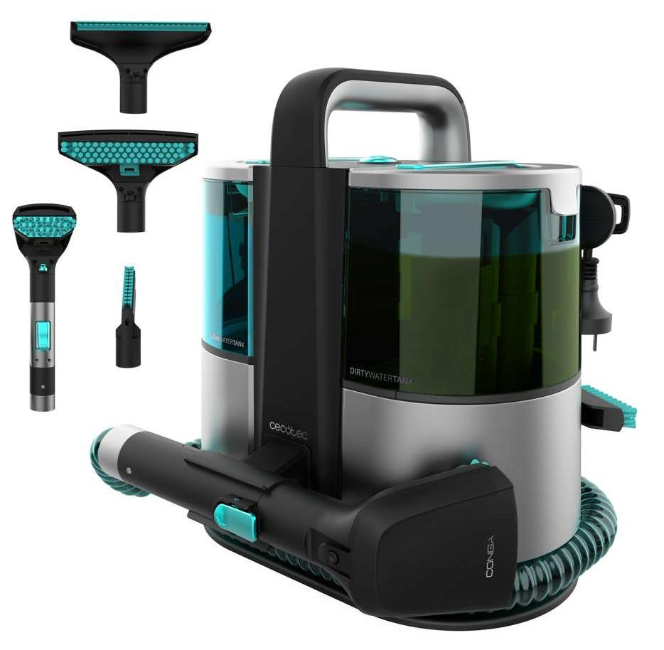 Cecotec Conga 4000 Carpet&Spot Clean XL - Reiniger voor tapijt en bekleding - 600 Watt - 1,5 liter en 0,85 liter