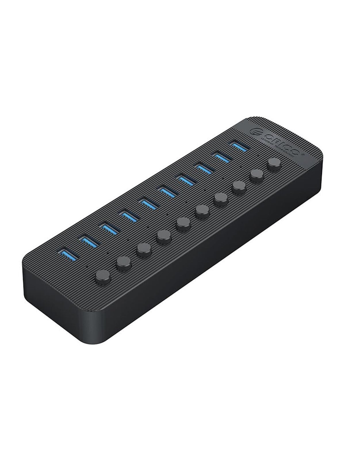 ORICO CT2U3-10AB 10x USB-A 3.0 Hub with Switches - Black USB-Hubs - USB 3.0 - 10 - Schwarz