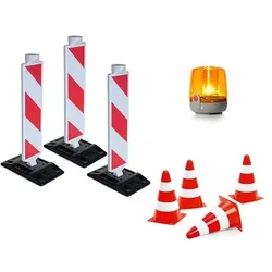 Rolly Toys Zubehör Set Service, 3x rollyBake, 1x rollyFlashlight, 4x rollyPylons