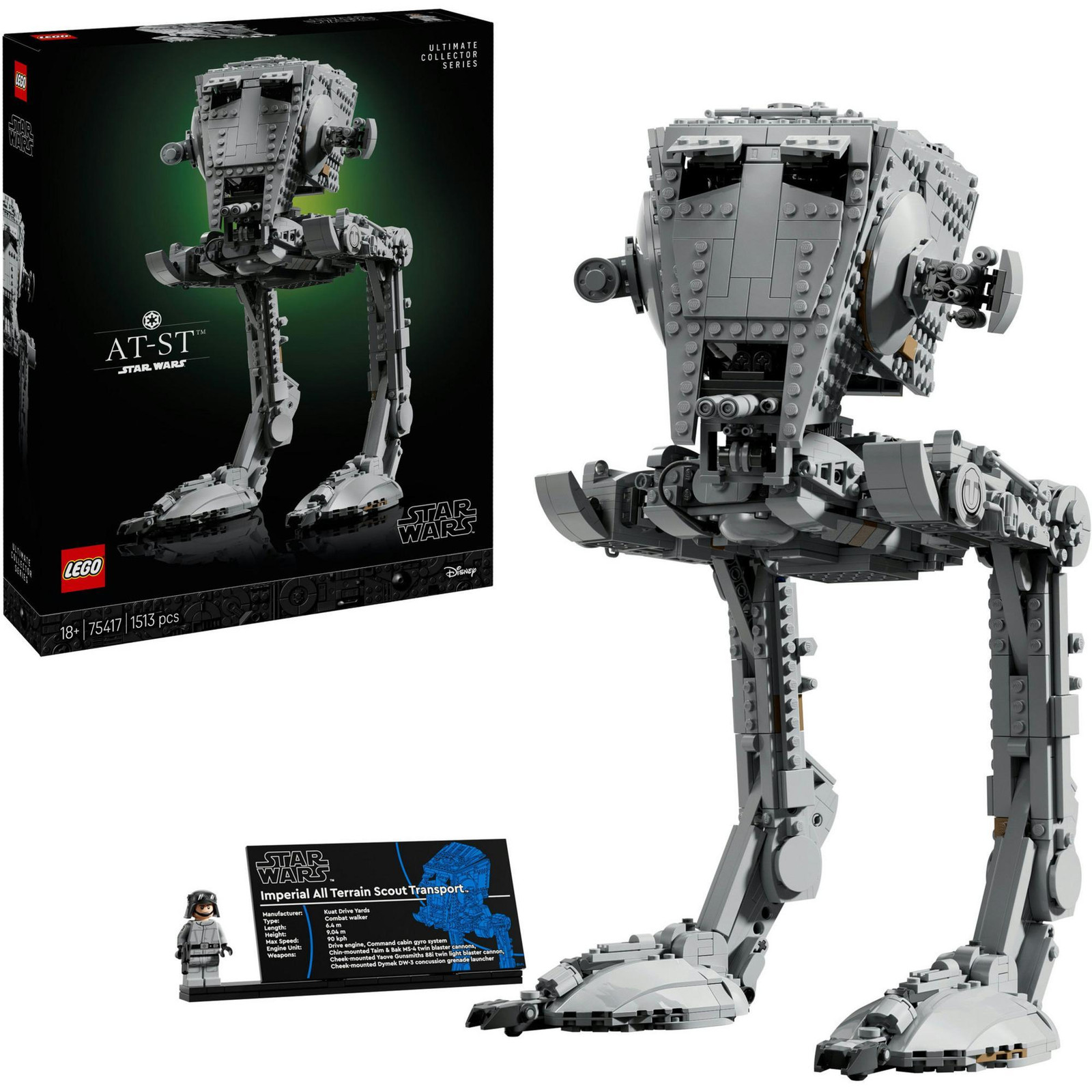 LEGO Star Wars UCS Bipedale AT-ST Robot 75417