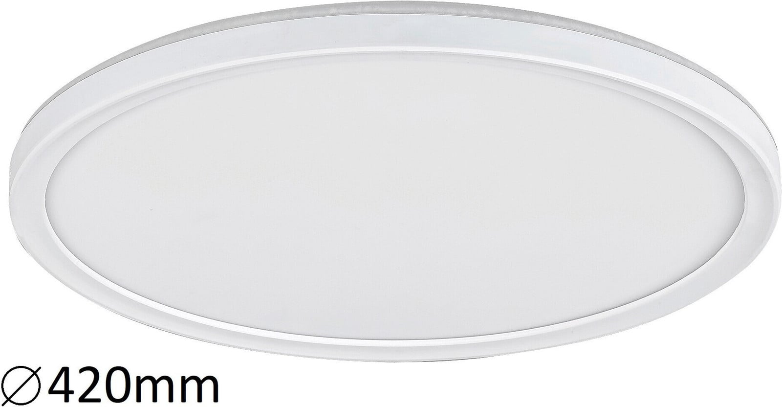 Rabalux Pavel Plafondlamp, LED, Wit, Rond, 22W, 4000K, 2200lm, Dimbaar