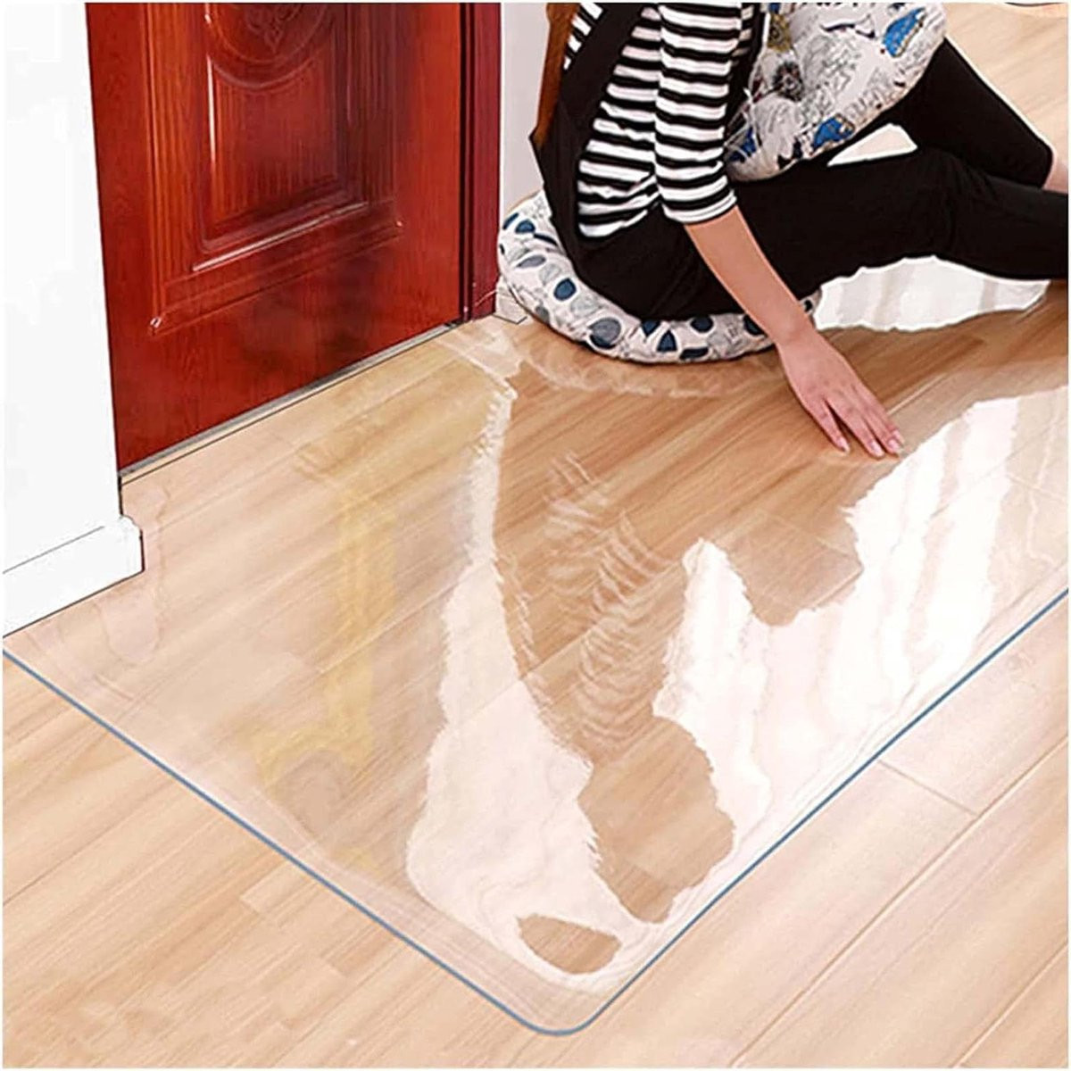 Transparante Vinyl Loper - Doorzichtig Tapijt voor Vloerbescherming - 0,9 x 3,5 m