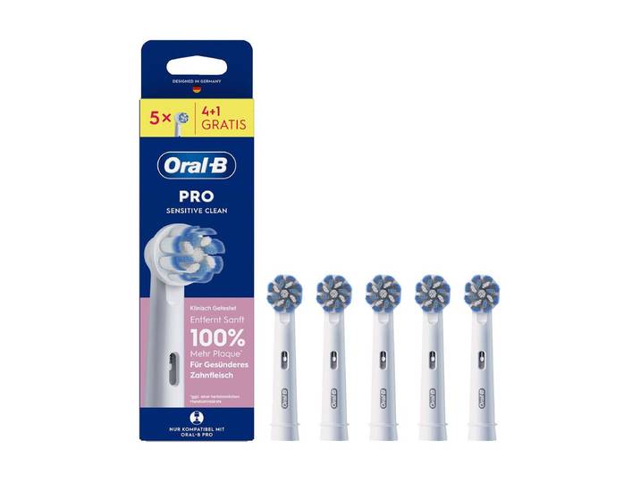 Oral-B Pro Sensitive Clean Aufsteckbürsten 4+1