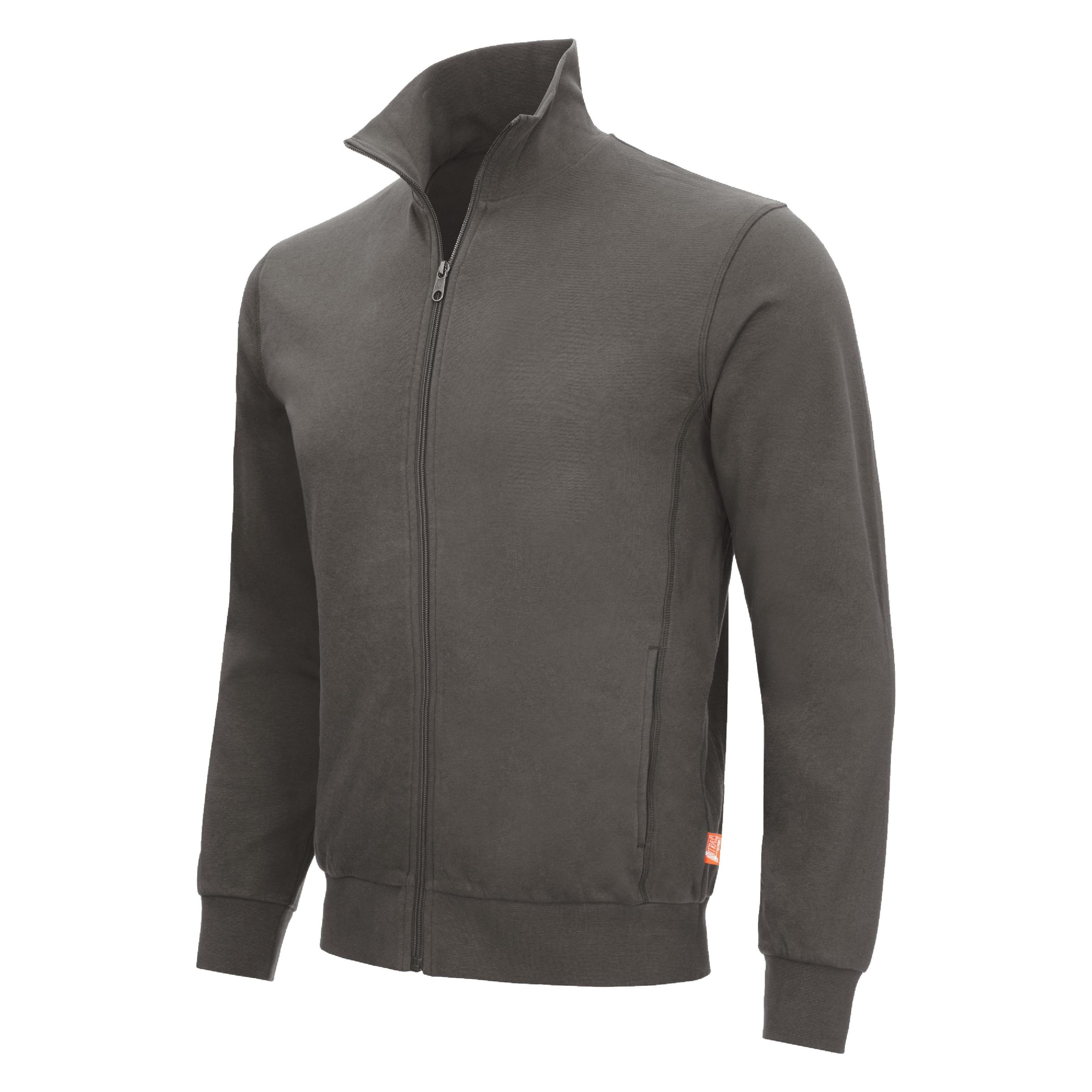 Nitras MOTION TEX LIGHT, Sweatjacke, verschiedene Farben, 300 g/qm, angenehmer Tragekomfort, gekämmt (3XL, 4XL, 5XL, 6XL, L, M, S, XL, XS, XXL) (7020-1200GR.XXL)