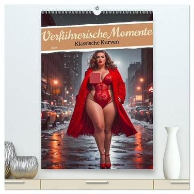 Verführerische Momente - Klassische Kurven (hochwertiger Premium Wandkalender 2027 DIN A2 hoch), Kunstdruck in Hochglanz