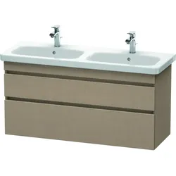 Duravit DuraStyle Waschtisch-Unterschrank DS649807575 123x44,8x61cm, 2 Auszüge, Becken links/rechts, leinen