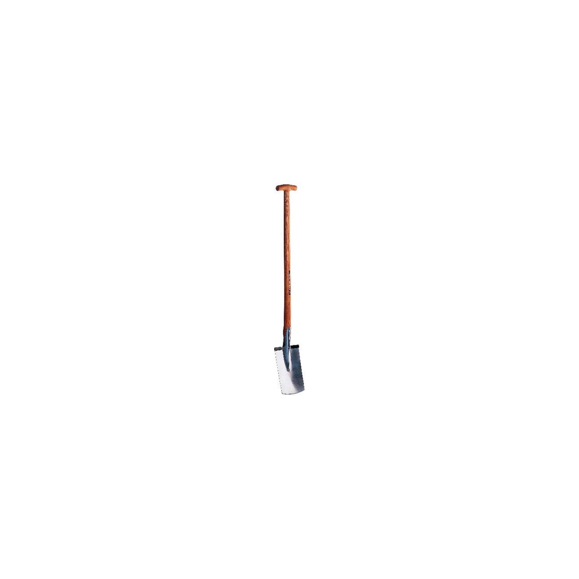 SHW Rex-Edelstahlspaten mit Tritt u. Eschen-T-Stiel ; SHW Schmiedetechnik (54769)