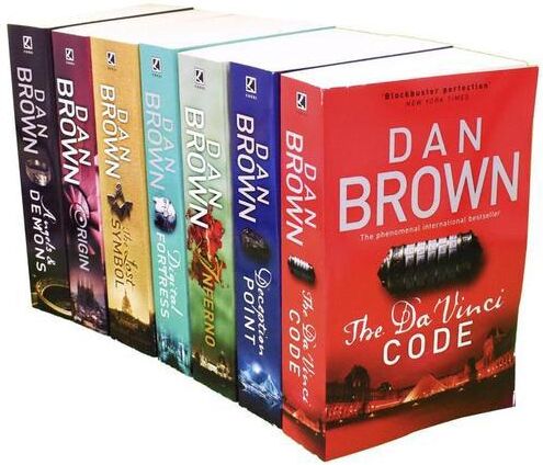 Corgi Dan Brown Robert Langdon Series 7 Books Collection Set