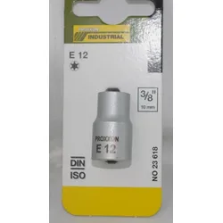 PROXXON 23618 Aussen Torx Einsatz Nuss E12 Antrieb 10mm (3/8")