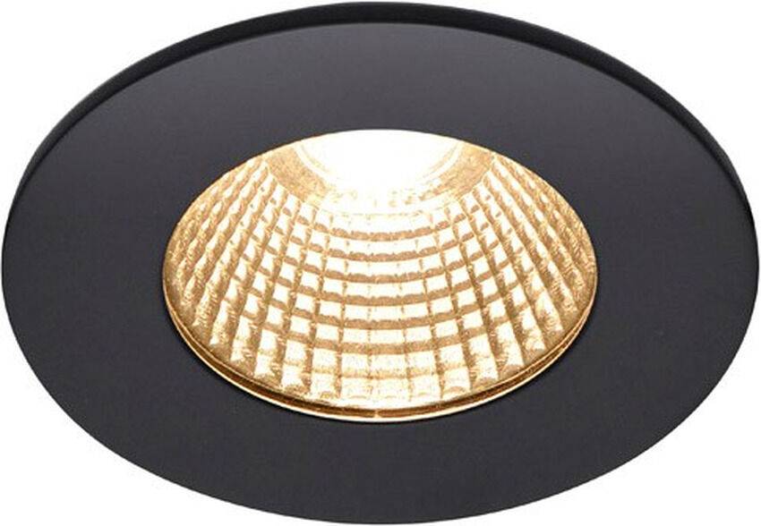 Slv Patta-I, Led Outdoor Deckeneinbauleuchte, Rund Dl Ip65 Schwarz - Einbauleuchten (Outdoor)