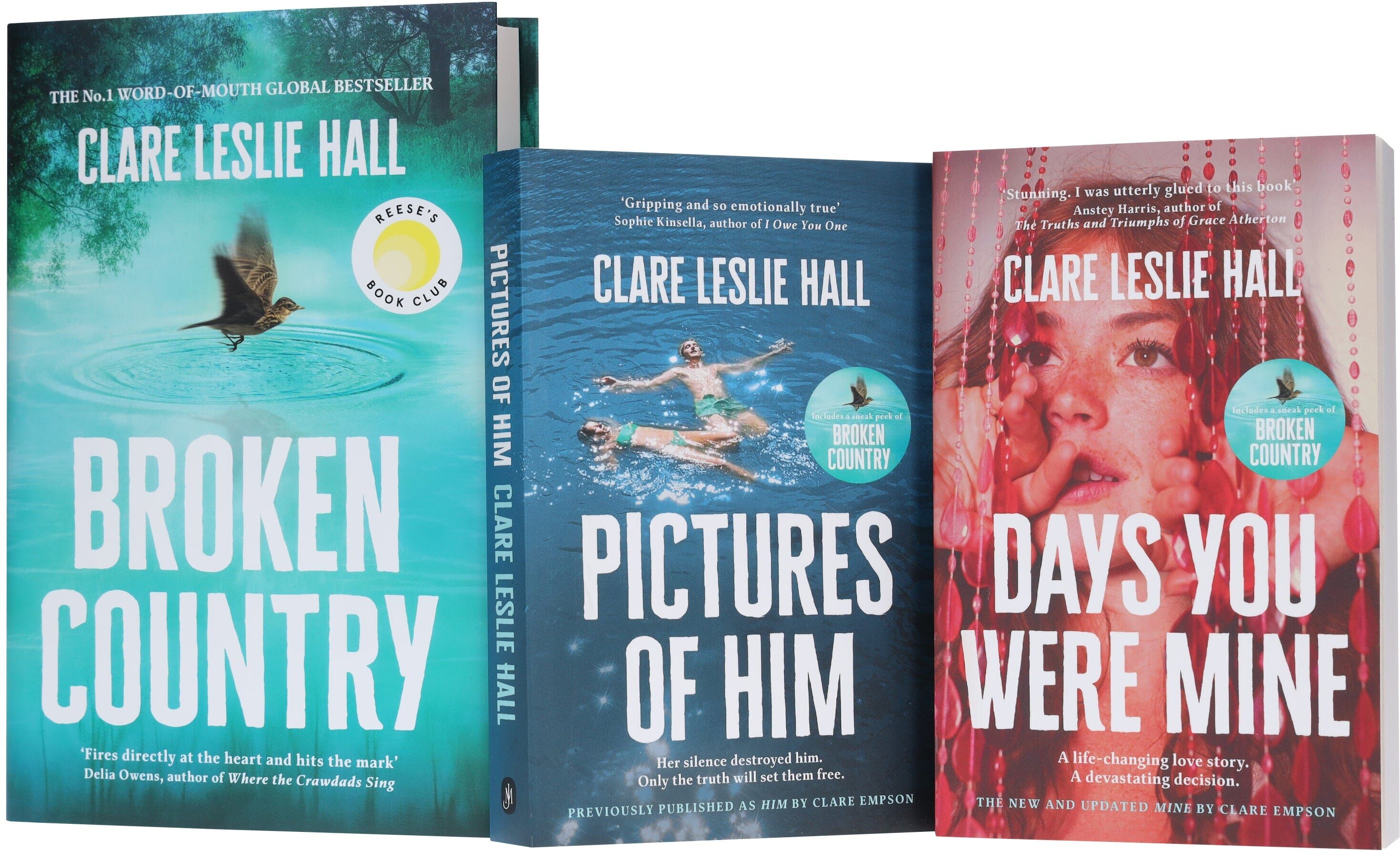 Days You Were Mine, Pictures of Him & Broken Country By Clare Leslie Hall 3 Books Collection Set - Fiction - Paperback/Hardback Hachette