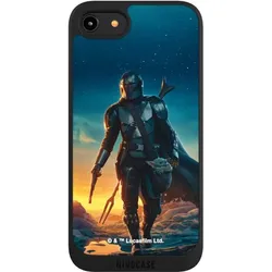 Nivocase Handyhülle für Apple iPhone 8 Hülle NIVOpure Case Schwarz Sonnenuntergang Star Wars The (Apple iPhone 8), Smartphone Hülle, Schwarz