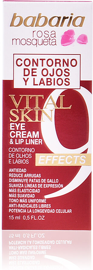 Babaria 9 Effects Contorno de Ojos y Labios con Rosa Mosqueta 15 ml