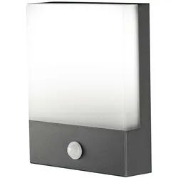 Böhmer, Fassadenbeleuchtung, LED-Aussenwandleuchte 34220 3000K mit Sensor Decken-/Wandleuchte 4027007342205 (540 lm, IP54)