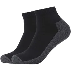 2er Pack camano Pro Tex Quarter Funktionssocken 0005 - black 47-49
