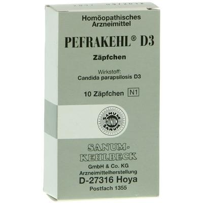 Pefrakehl D 3 Zäpfchen 10 St Suppositorien
