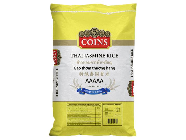 5 Coins Riz Jasmin Thaï 18 kg