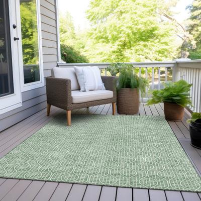 Addison Rugs Machine Washable Indoor/ Outdoor Chantille Criss Cross Geo Rug