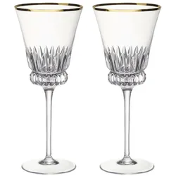 Villeroy & Boch Rotweinkelch, Set 2tlg. Grand Royal Gold, Weingläser, Gold, Transparent