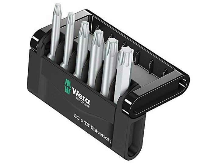 Wera Bit-Check 6 TX Universal 1, 05056472001, bit-assortiment, 6-delig