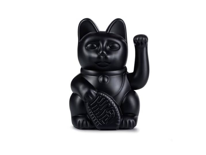 DONKEY Products hoekkat, kunststof, zwart, 10,5 x 8,5 x 15 cm