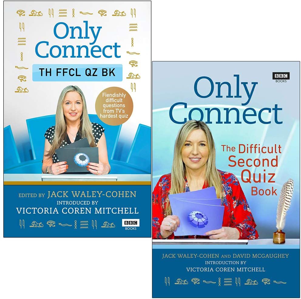BBC Books Only Connect 2 Books Collection Set by Jack Waley-Cohen   The Official Quiz Book & The Difficult Second Quiz Book