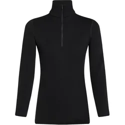 Icebreaker Damen Merino 260 Tech Half Zip Langarmshirt - M - Black