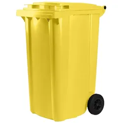 Hardwex Mülltonne 240 l Gelb