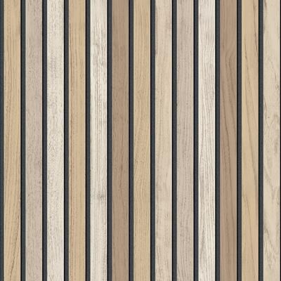 Veer Decor Vintage Slatwork Wallpaper