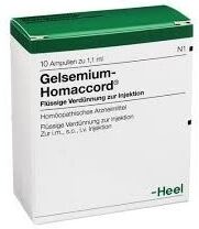 Guna Gelsemium Homaccord 10 Fiale 1,1ml Heel