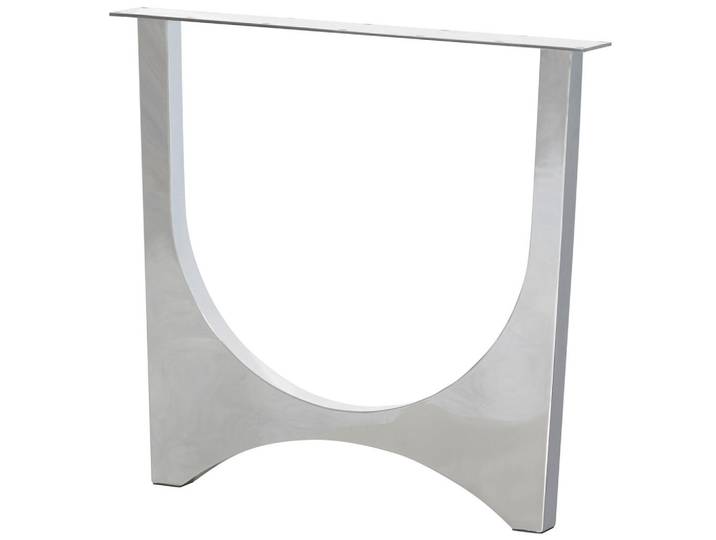Livetastic Tischgestell Tablo, Chrom, Metall, U-Form, 79x72x10 cm, Esszimmer, Tische, Esstische, Tischsysteme, Tischgestell
