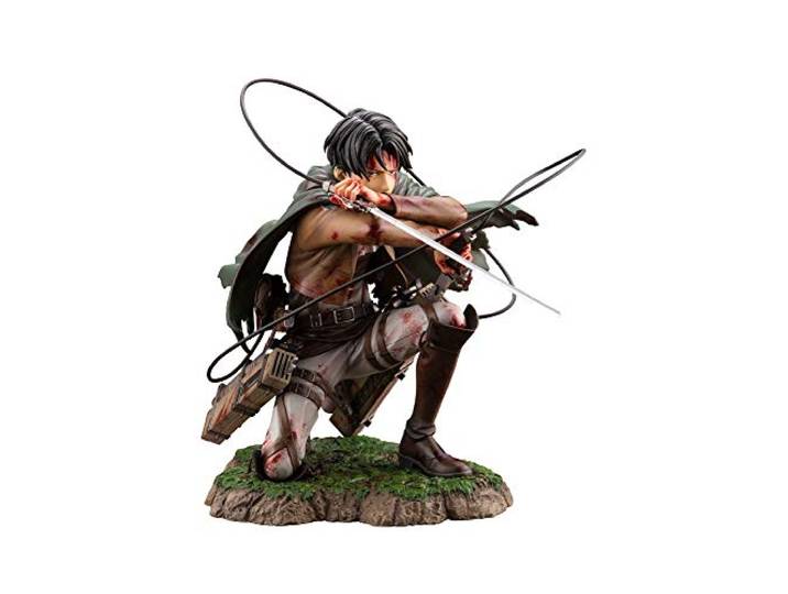KOTOBUKIYA Kapitein Levi standbeeld knielend 17cm