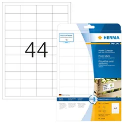 HERMA Power-Etiketten Power 48,3 x 25,4 mm, weiß