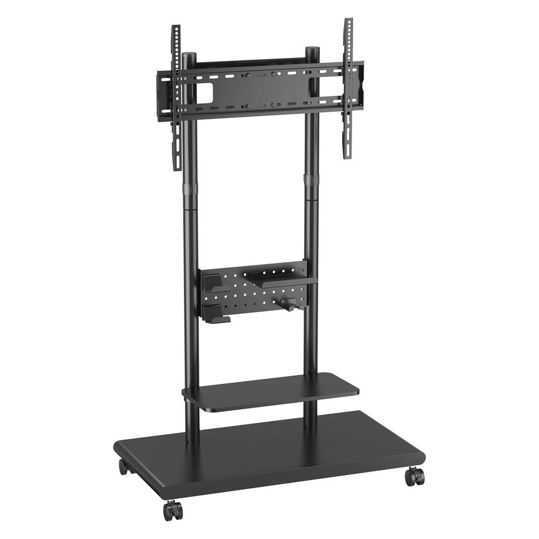 equip TV-Wagen 50"-90"/ 1TFT 60kg H.verstellbar sw (60 kg, 50" - 90") (650635)