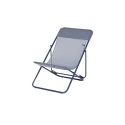 Lafuma Liegestuhl klappbar Maxi Transat , blau , Maße (cm): B: 62 H: 83 T: 94.0