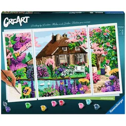Ravensburger CreArt, Malen nach Zahlen - Zauberhaftes Cottage