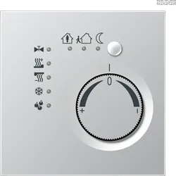Jung KNX Stetigregler alu mit integriert Busankoppler AL 2178 TS